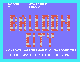 Balloon City Title Screen